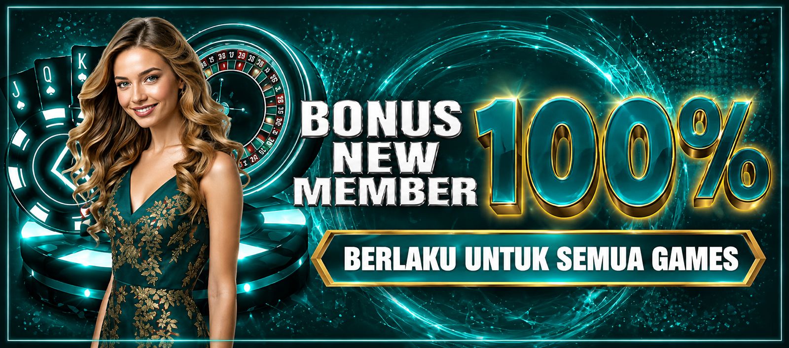 BONUS NEW MEMBER 100%